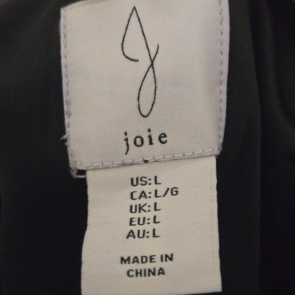 Joie NWT Croc Embossed Faux Leather Pull On Straight Leg Pants Size L - Picture 5 of 6